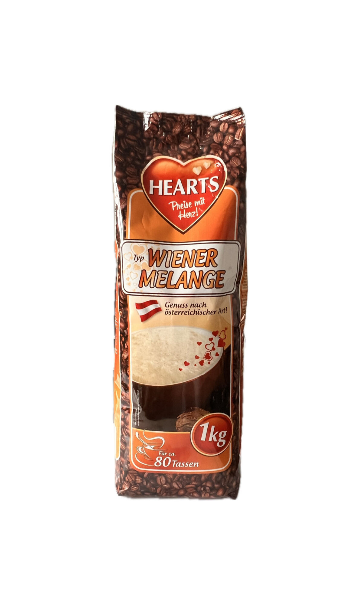 Растворимый капучино Hearts Cappuccino Wiener Melange 1 кг