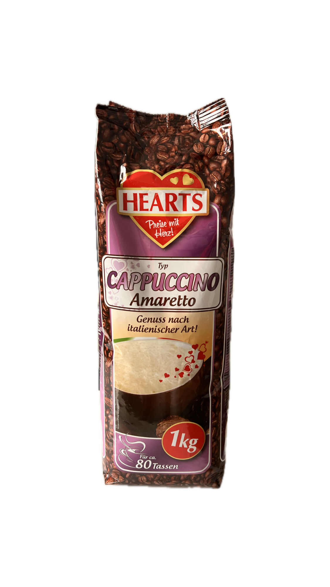 Растворимый капучино Hearts Cappuccino Amaretto 1 кг