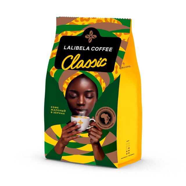 Кофе в зѐрнах "Lalibela Coffee CLASSIC" 500 г