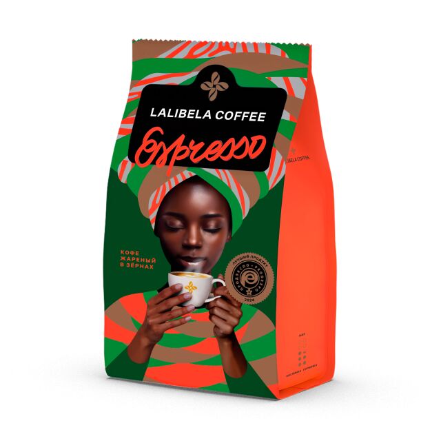 Кофе в зѐрнах "Lalibela Coffee ESPRESSO" 500 г