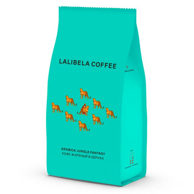 Кофе в зѐрнах "Lalibela Coffee ARABICA JUNGLE FANTASY 230г бленд арабики