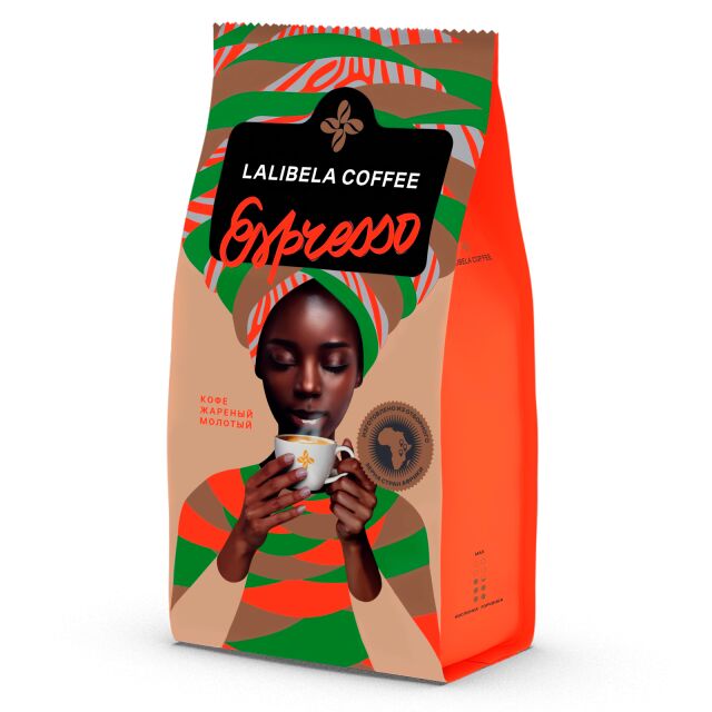 Кофе молотый "Lalibela Coffee ESPRESSO" 200 г