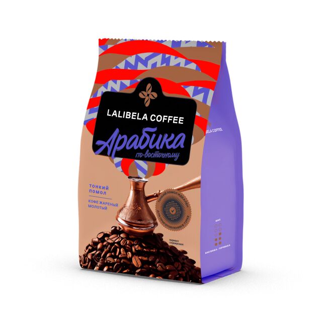 Кофе молотый "Lalibela Coffee ARABICA по - Восточному" 100 г