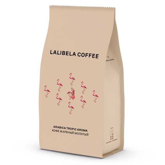 Кофе молотый "Lalibela Coffee ARABICA TROPIC AROMA 230 г бленд арабики