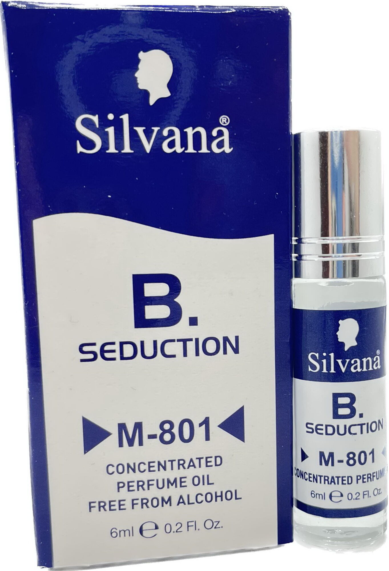 Мужская парфюмерия "SILVANA"B. SEDUCTION PERFUME OIL 6ML