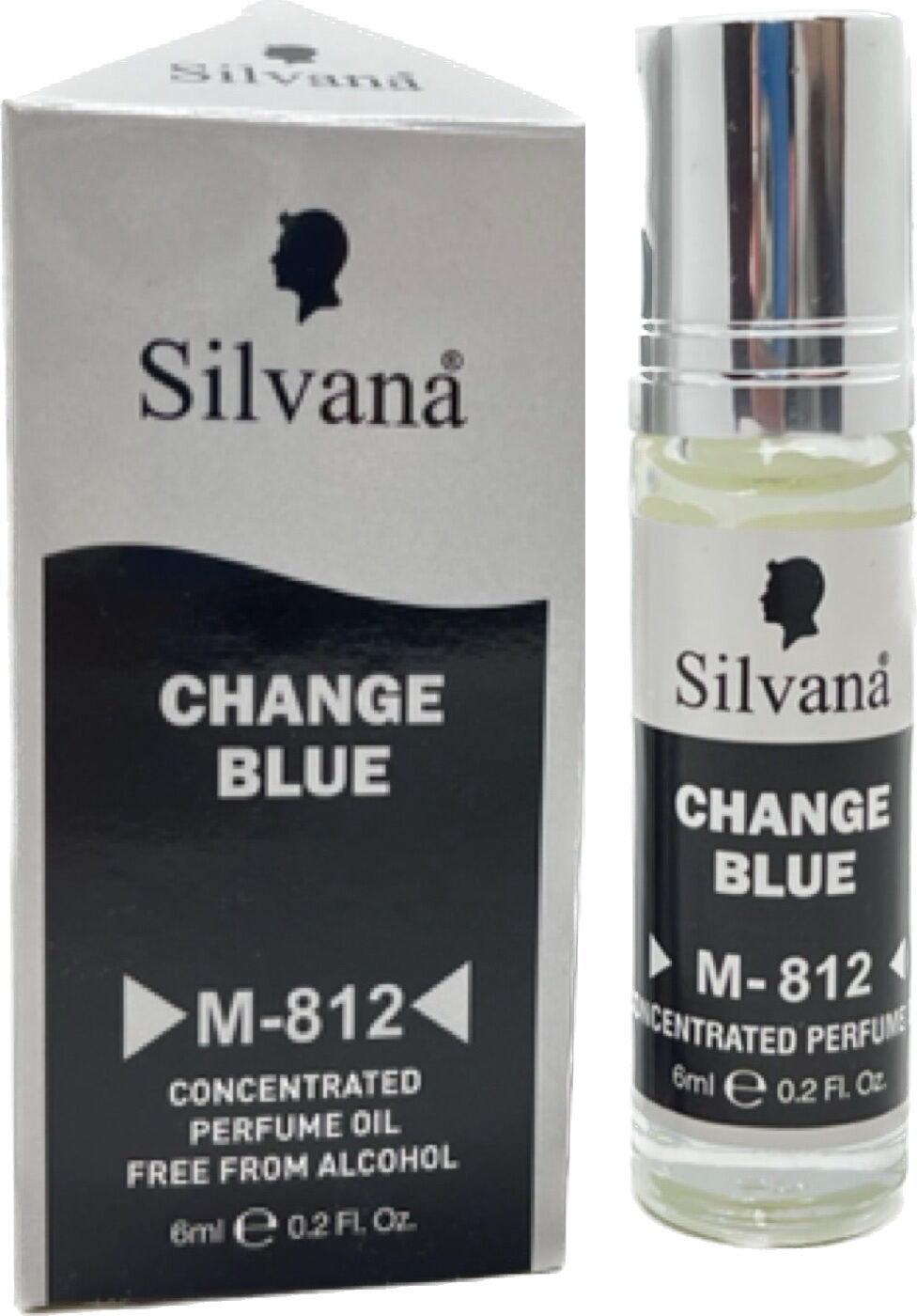 Мужская парфюмерия "SILVANA" CHANGE BLEU PERFUME OIL 6ML