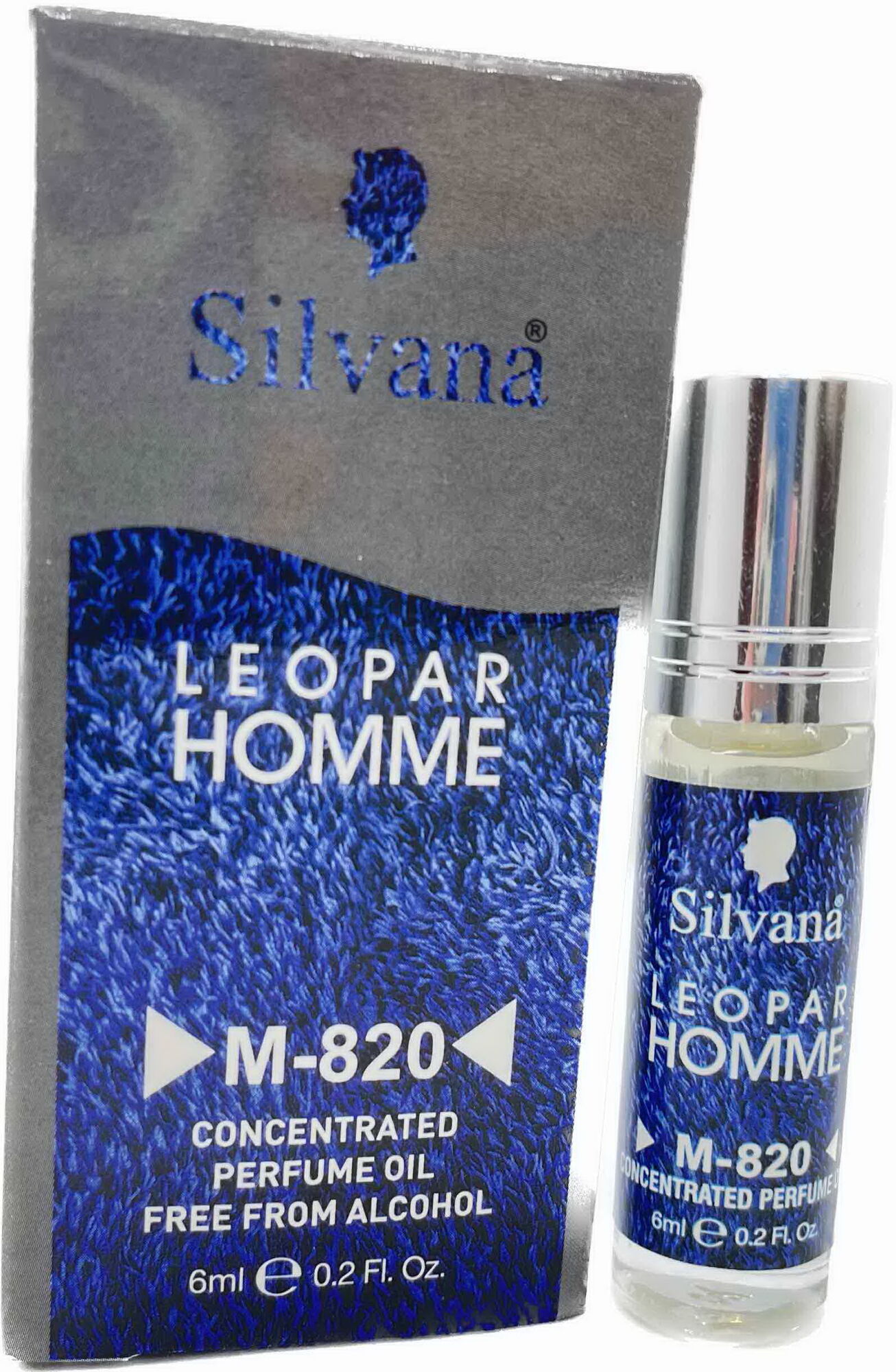 Мужская парфюмерия "SIILVANA LEOPAR HOMME" PERFUME OIL 6ML
