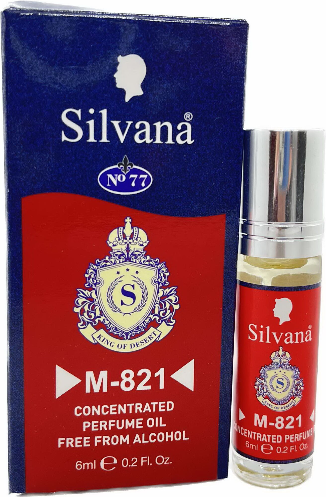 Масло "SILVANA" №77 AROMATIC PERFUME OIL 6ML