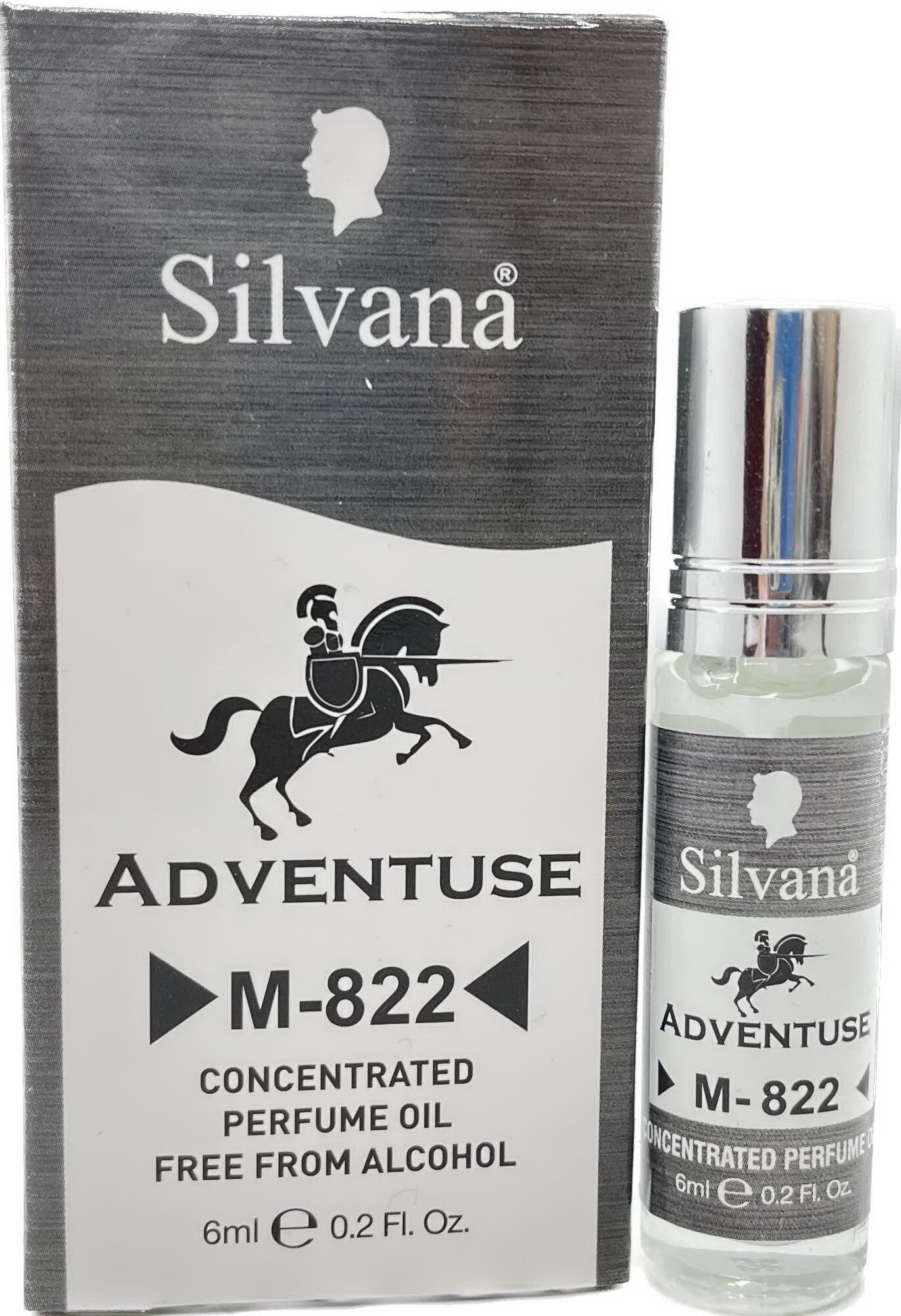 Мужская парфюмерия "SILVANA" AVENTUS AROMATIC PERFUME OIL 6ML