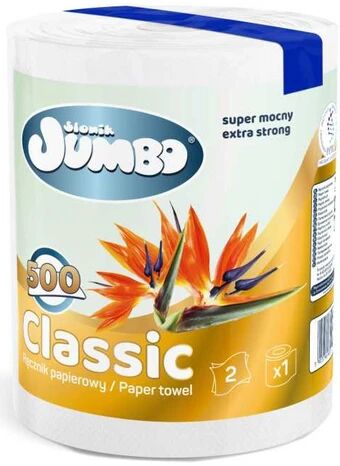 Бумажные полотенца SLONIK  Jumbo 1 рулон, 2 слоя