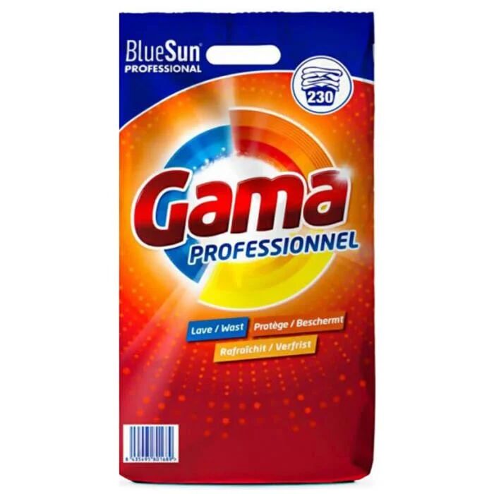 Порошок стиральный универсальный GAMA PROFESSIONAL  15 кг ПЭТ (230 стирок)