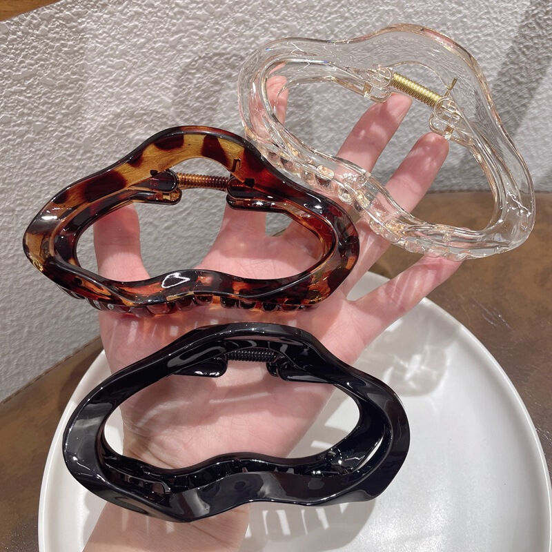 Заколка для волос крабик "Облако" роговая 11.5 x 5.5 x 5.5 см TS10076