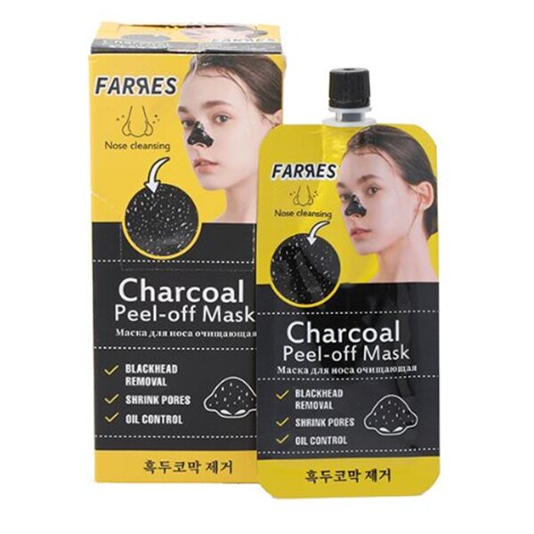 Маска-пленка для носа очищающая с углем (*10*100*1000)