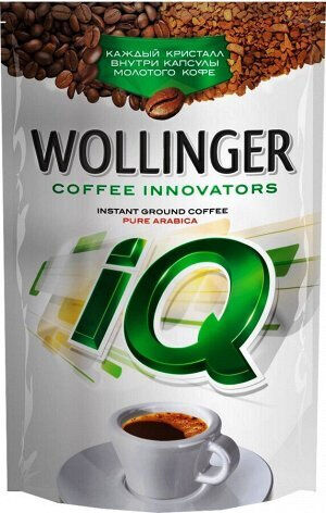 Кофе "WOLLINGER IQ" 75гр.,сублимир.с добавлением молотого