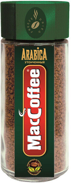 Кофе натуральный растворимый сублимированный "ARABICA" т.з. "MacCoffee" ст/б 100г