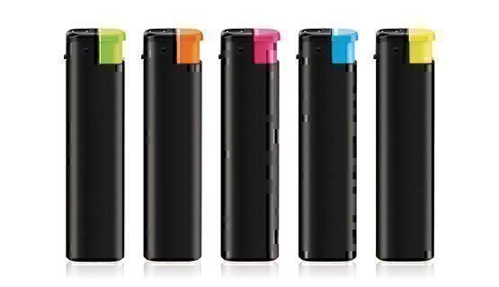 Зажигалка "Flameclub" P-02 TURBO RUBBERIZED (17718)