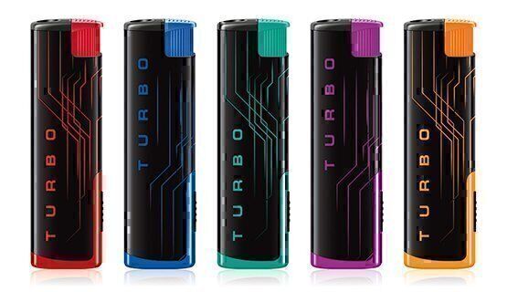 Зажигалка "Flameclub" P-07 TURBO LED 3 (71003)