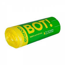 Пакеты для мусора эконом с затяжкой 60л 10шт ВОТ!