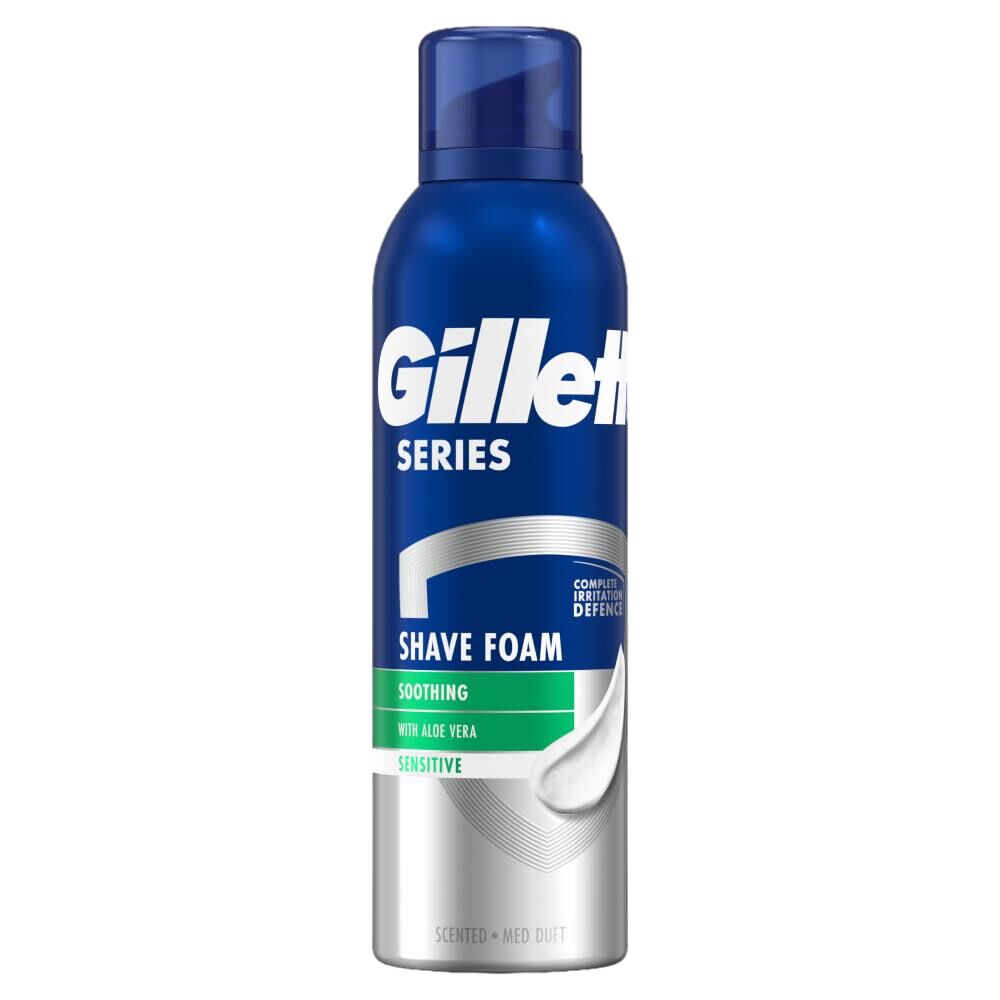 Пена для бритья Gillette Sensitive с Алое верой (250 мл)