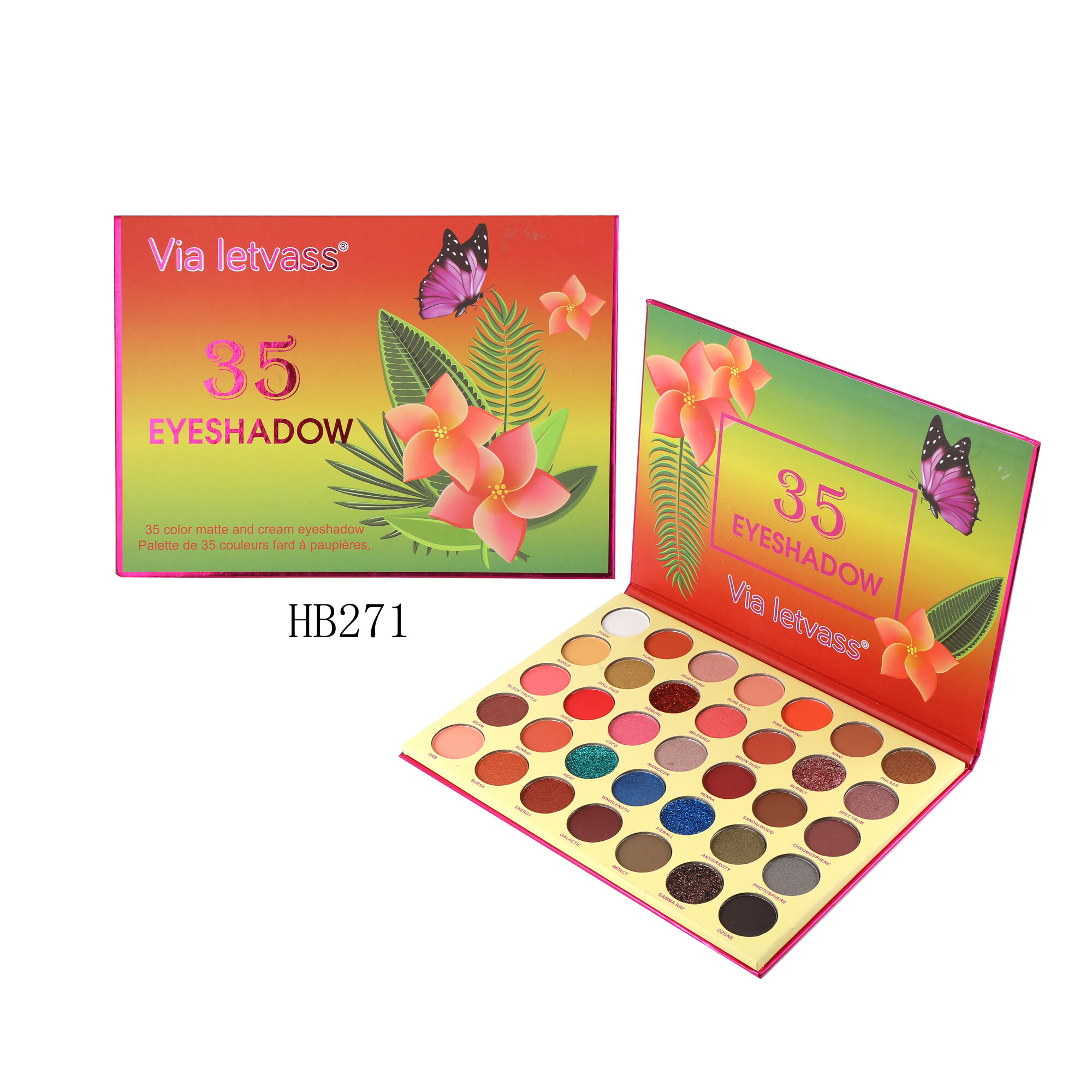 Тени для век 35 цветов (*12*96) Farres HB271