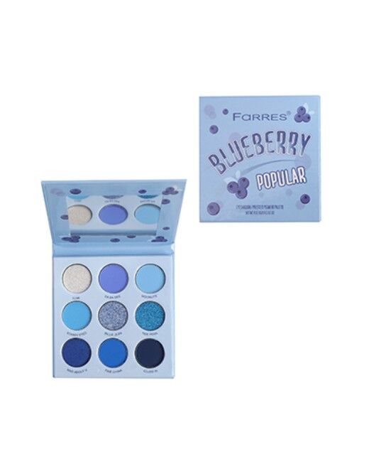 Тени для век 9 цветов "Blueberry Popular" (*12*288) HB210-08