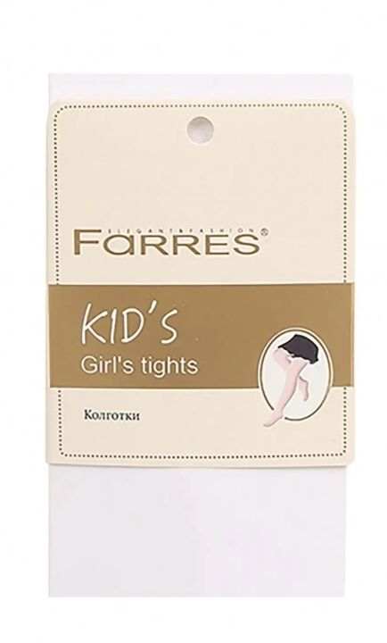 Колготки подростковые size 128-140 white 5003
