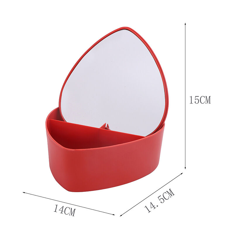 Зеркало-шкатулка в форме сердца 14х14,5х15 см Farres CM008