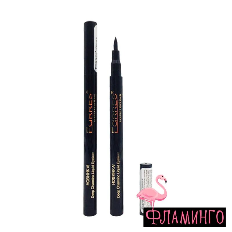 Подводка Маркер MB008-2 + штампик цветок "Eyeliner&Stamp" (*6*48*720