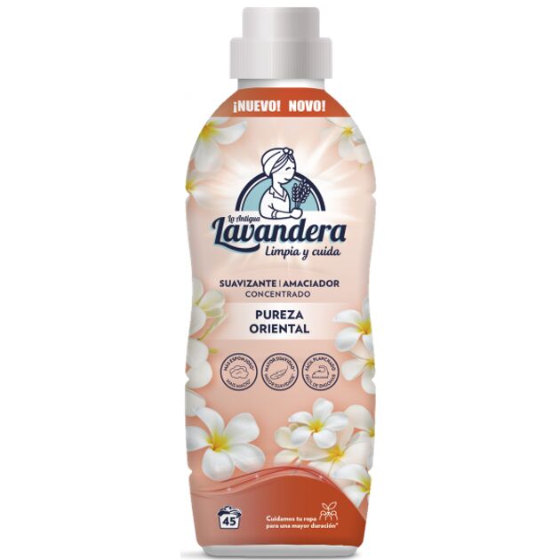 Кондиционер для белья  LA ANTIGUE LAVANDERA Pureza Oriental / Восточная чистота 1 л, 45 стирок (розовый)