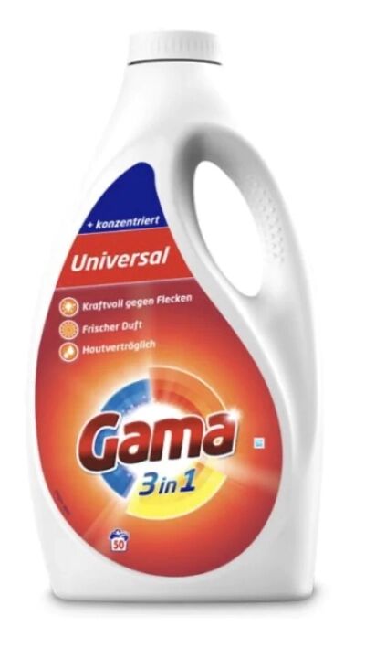 Гель GAMA UNIVERSAL  для стирки универсальный 2,25 л (50 стирок)