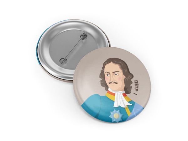 Значок P034 Значок "Пётр 1"