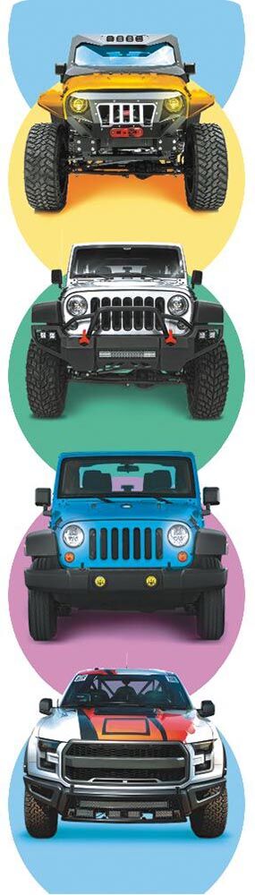 Закладка ЗГ-1833 Закладки глит. Джипы. (на обратной стороне линейка+таблица умножения)