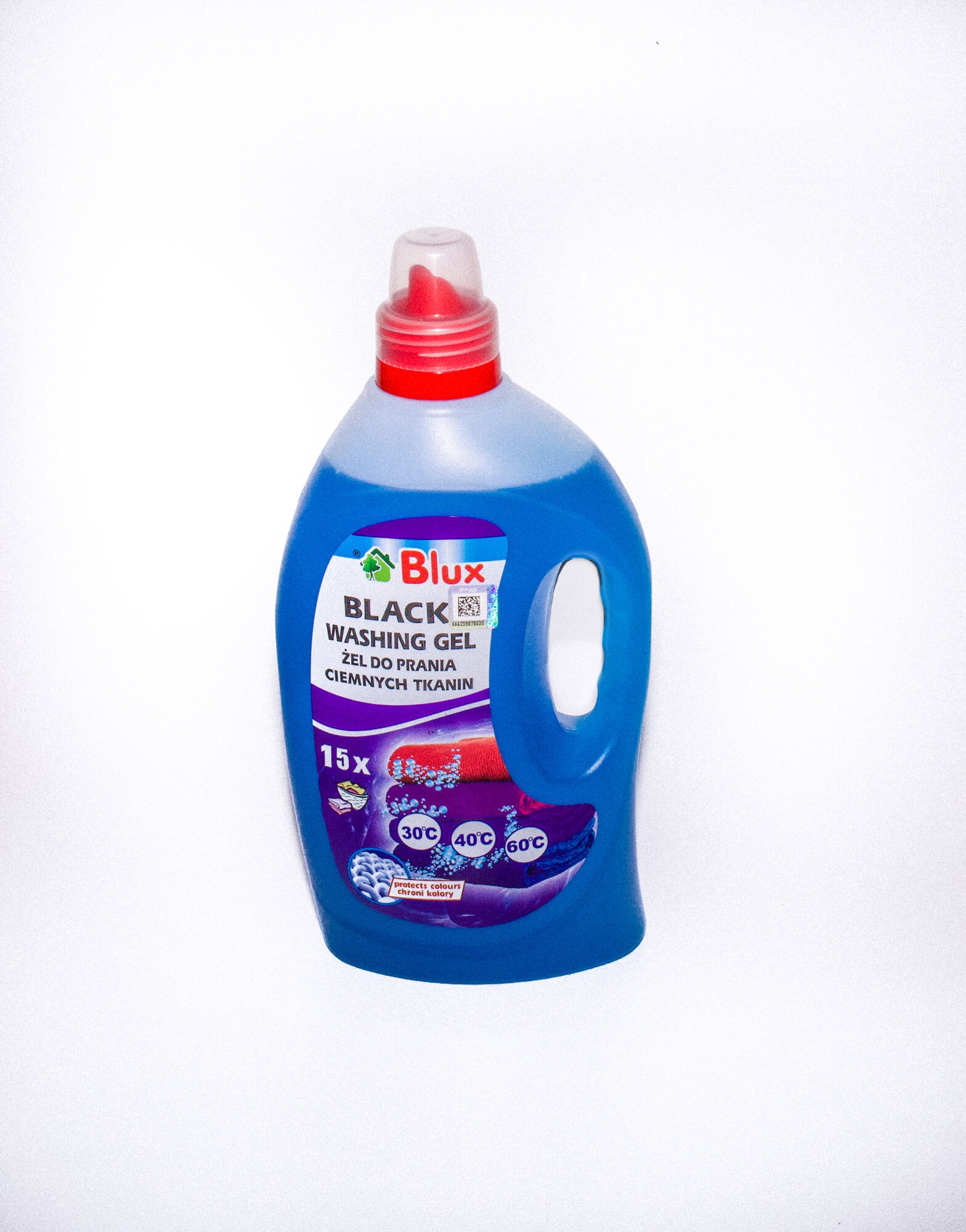 Гель BLUX для стирки черных тканей 1500 мл