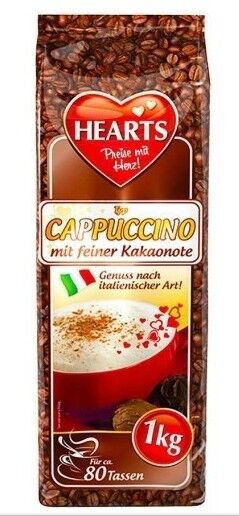 Капучино Hearts Mit Feiner Kakaonote 1000 г