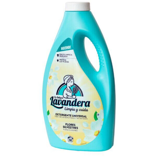 Гель для стирки LA ANTIGUE LAVANDERA Полевые цветы 2,5 л универсальный 50 стирок