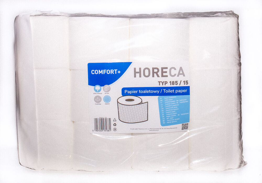 Бумага туалетная HORECA Comfort 24 рулона, 2 слоя