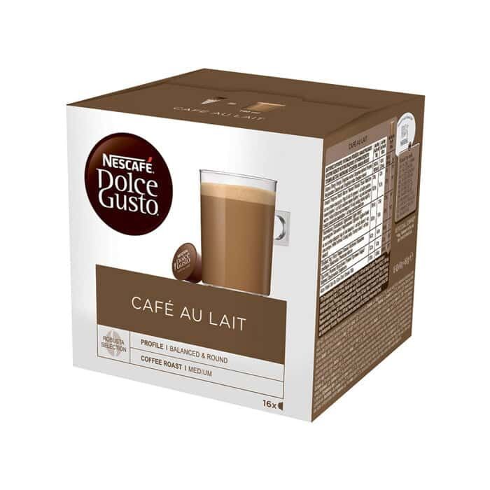 Кофе в капсулах NESCAFE DOLCE GUSTO CAFE AU LAIT 16 шт.