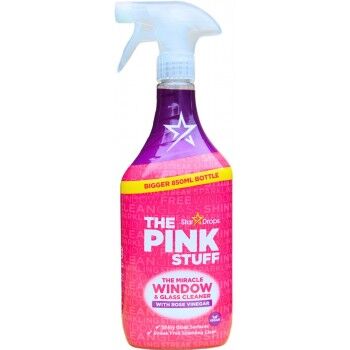 Универсальное средство для окон и зеркал Pink Stuff Window & Glass Spray Rose Vinegar  850 мл.