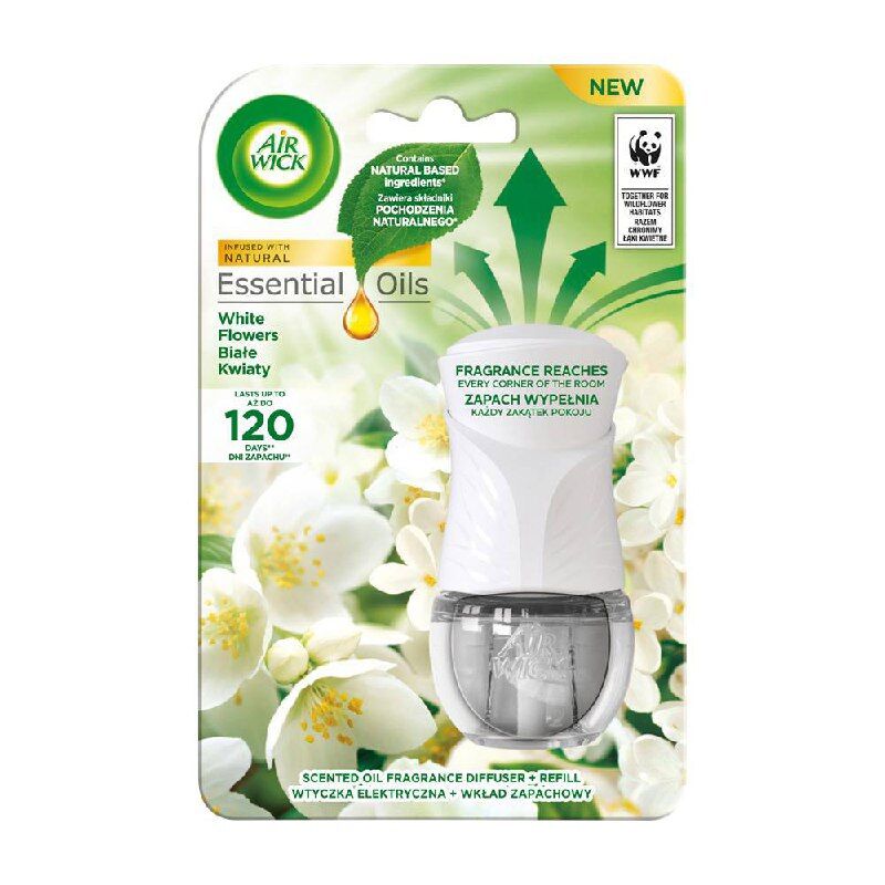Освежитель воздуха в розетку AirWick Белые цветы