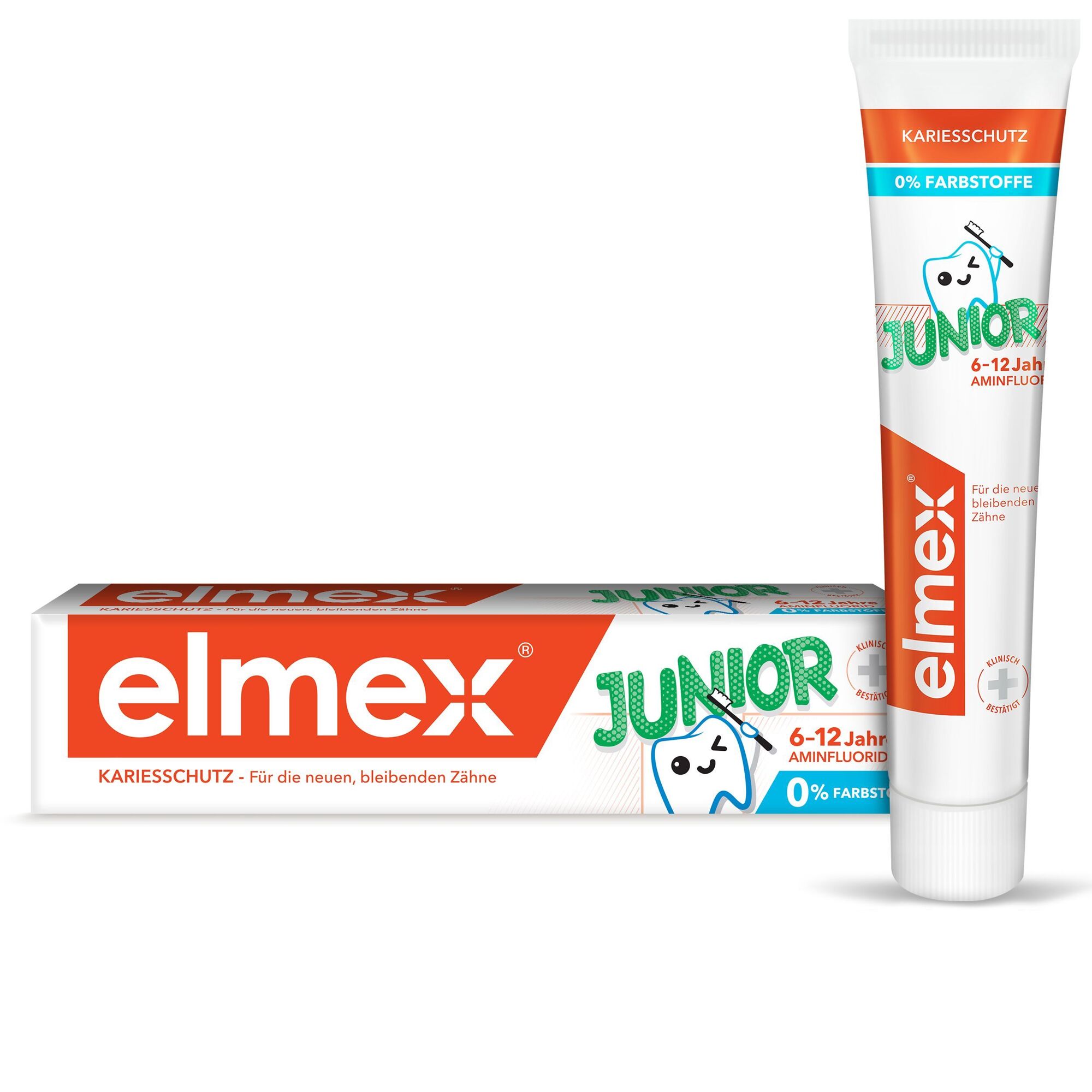 Зубная паста Elmex Colgate Junior 6-12 лет 75 мл.