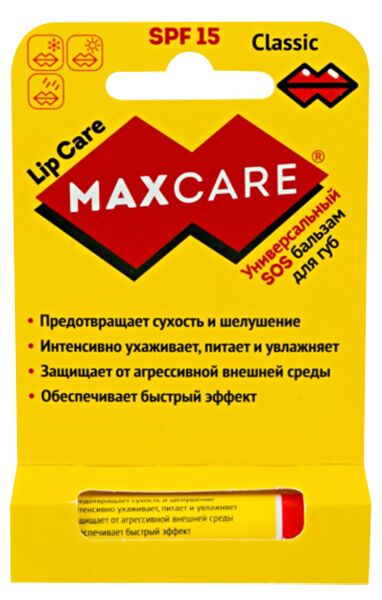 Универсальный SOS бальзам для губ MAXCARE "Классика" 4,2 г