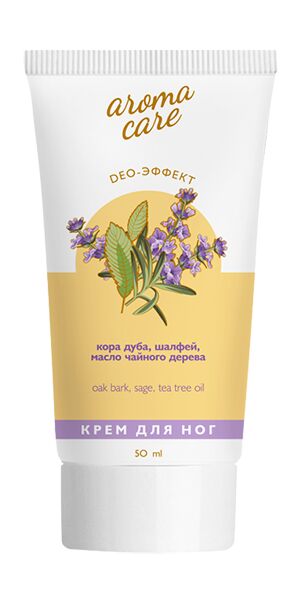 Крем для ног AROMA CARE "Deo-эффект" 50 мл