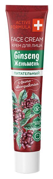 Крем для лица ACTIVE FORMULA "Женьшень" 44 мл