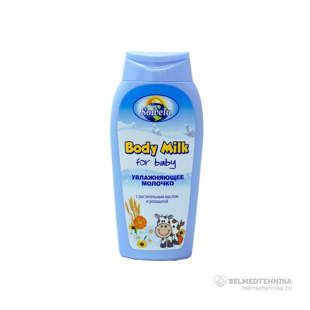 Увлажняющее молочко Body Milk c растительным маслом и ромашкой детской серии Sowelu 200 мл