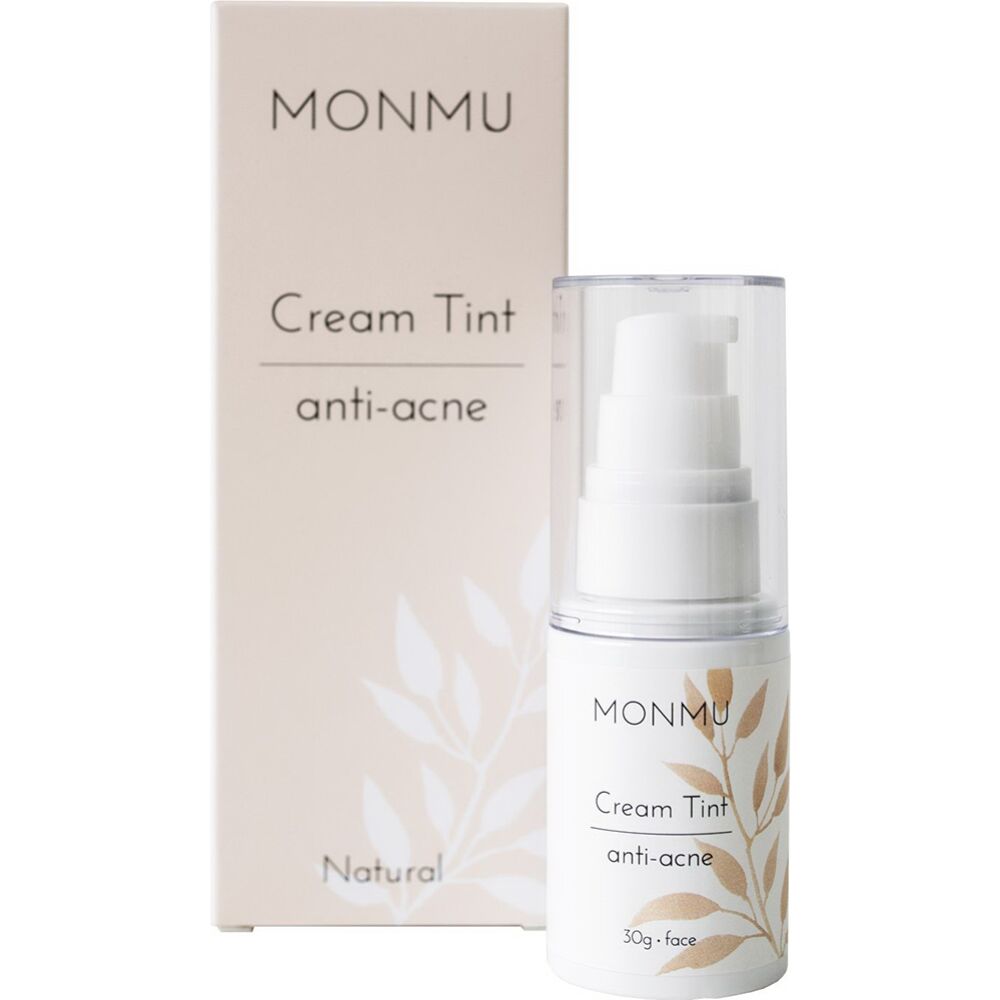 Крем-тинт "Anti-acne" с мерцающим эффектом MONMU, тон натуральный 30 г