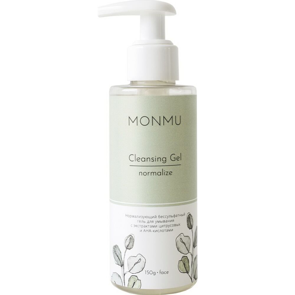 Нормализующий гель для умывания с АНА-кислотами MONMU 150 г