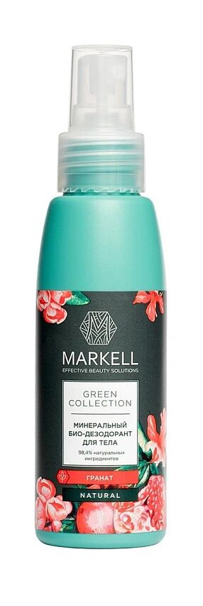 МИНЕРАЛЬНЫЙ БИО-ДЕЗОДОРАНТ ДЛЯ ТЕЛА ГРАНАТ, 100 МЛ