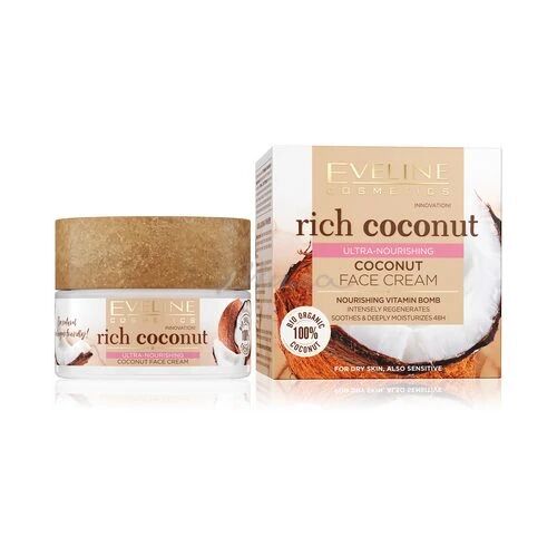 Крем для лица для сухой и чувствительной кожи Серия RICH COCONUT 50 мл