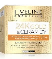 Концентрированный глубоко питательный крем день/ночь 70+ Серия 24K GOLD & CERAMIDES