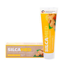 Зубная паста SILCAMED Имбирь, лимон и куркума 100 г